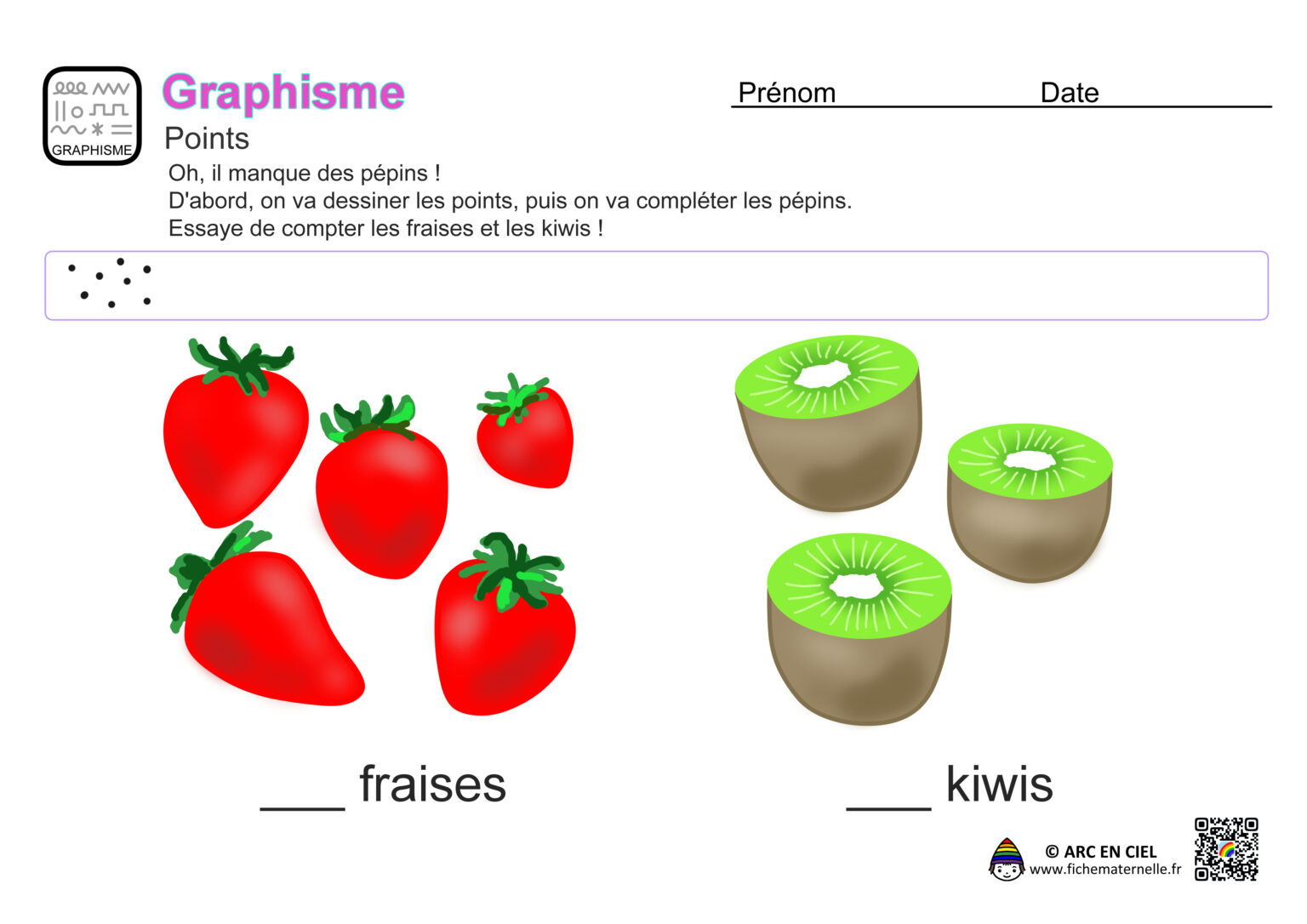 Graphisme Lignes Droites Obliques ARC EN CIEL