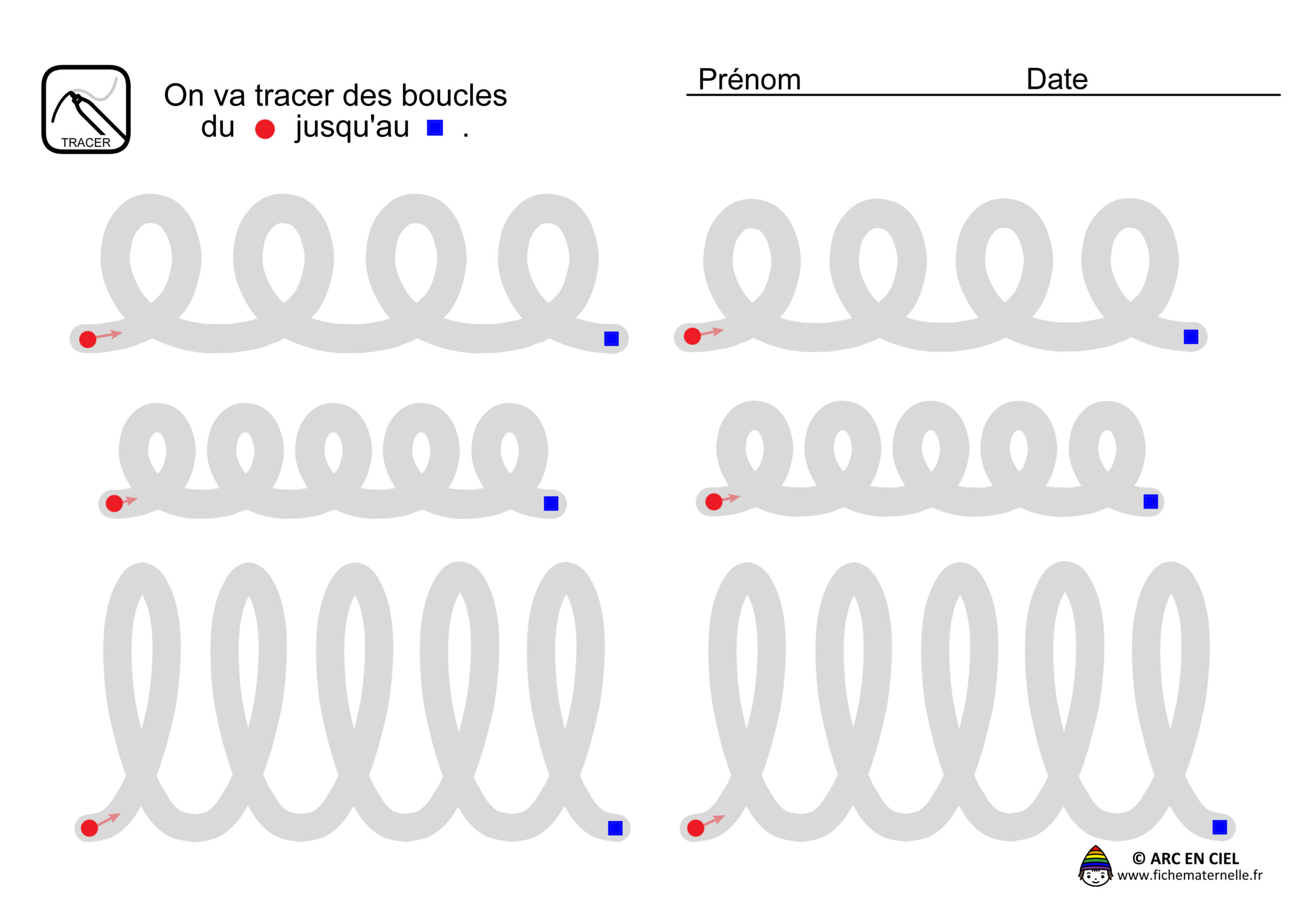 Tracé Boucles Horizontales 1