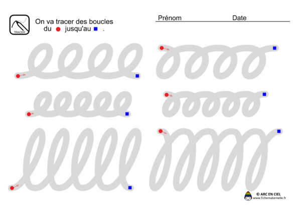 Tracé Boucles Obliques