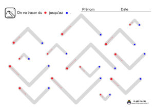 Fiche maternelle - Tracé Coins 1