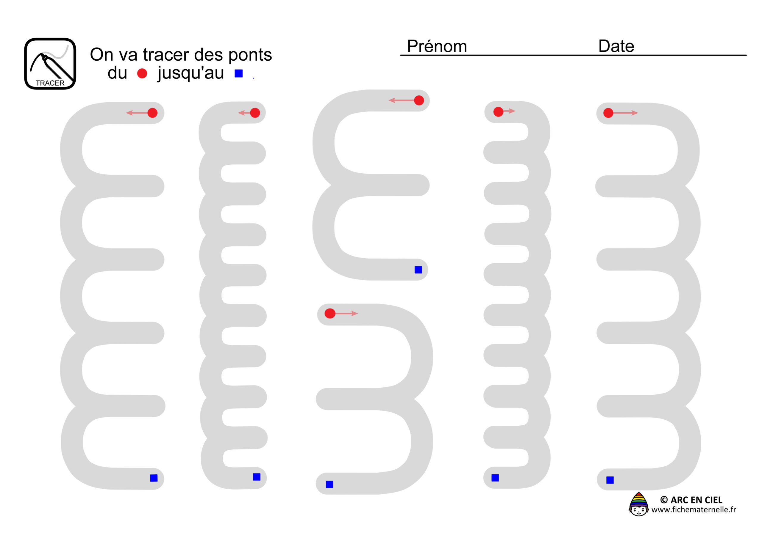 Fiche maternelle - Tracé Ponts Verticaux