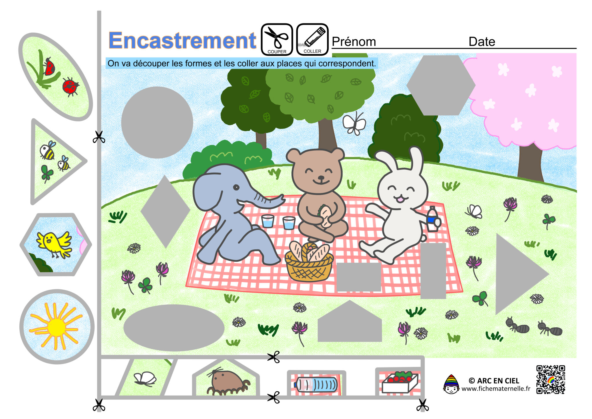 Encastrement : Pique-nique | ARC EN CIEL