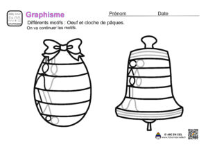 Fiche maternelle : Graphisme-Différents motifs