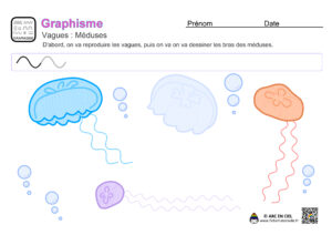 Fiche maternelle : Graphisme-Vagues